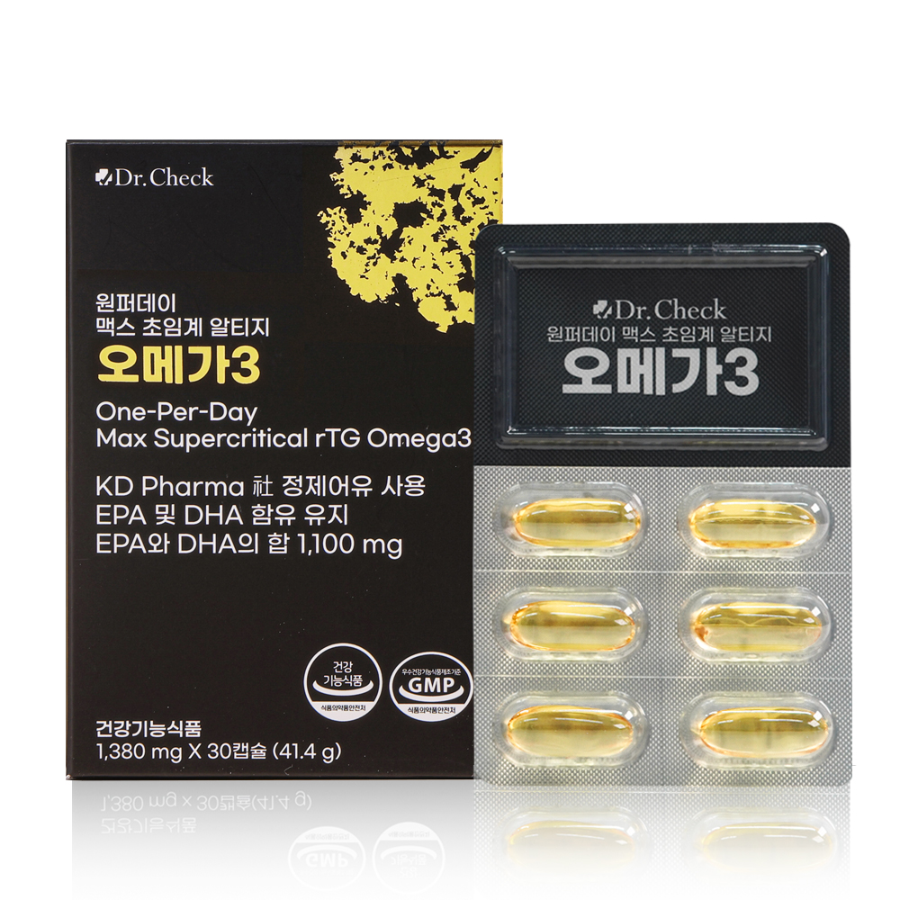 원퍼데이 맥스 초임계 알티지 오메가3 30캡슐, 1개 - 상세 이미지 3