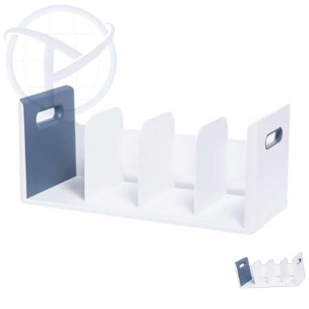 ROOMAX 책꽂이 4단 NV 네이비 477x200x200mm 스탠드책꽂이