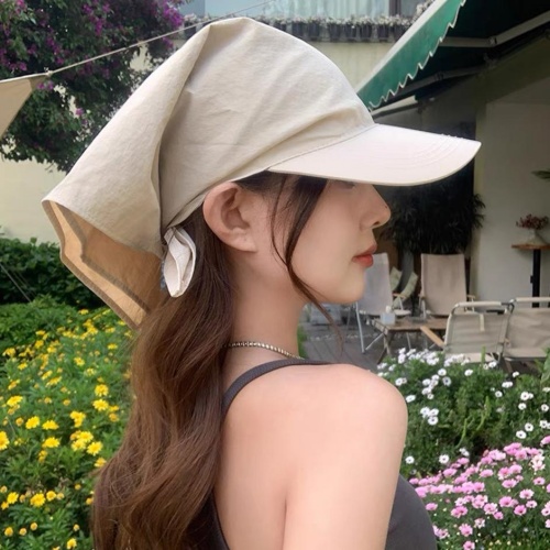 스카프볼캡 캡모자 두건 헤어 커치프 휴양지 기미가리는 모자 - 상세 이미지 3