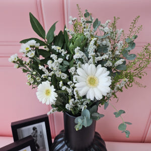 유스풀몰 녹차라떼 한다발 그리너리 꽃 생화 택배 꽃배달 싼곳 솔직 후기 | 실사용자 리뷰 분석 - 상품 이미지 1