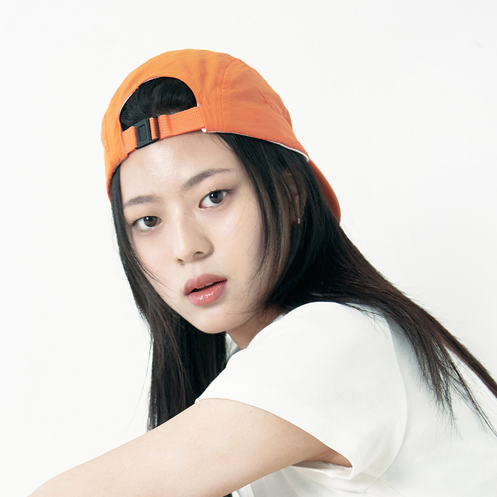 피지컬베이커리 홀리데이 나일론 캡 캠프 러닝 하트 퀵드라이 모자 오렌지, Free - 상세 이미지 5