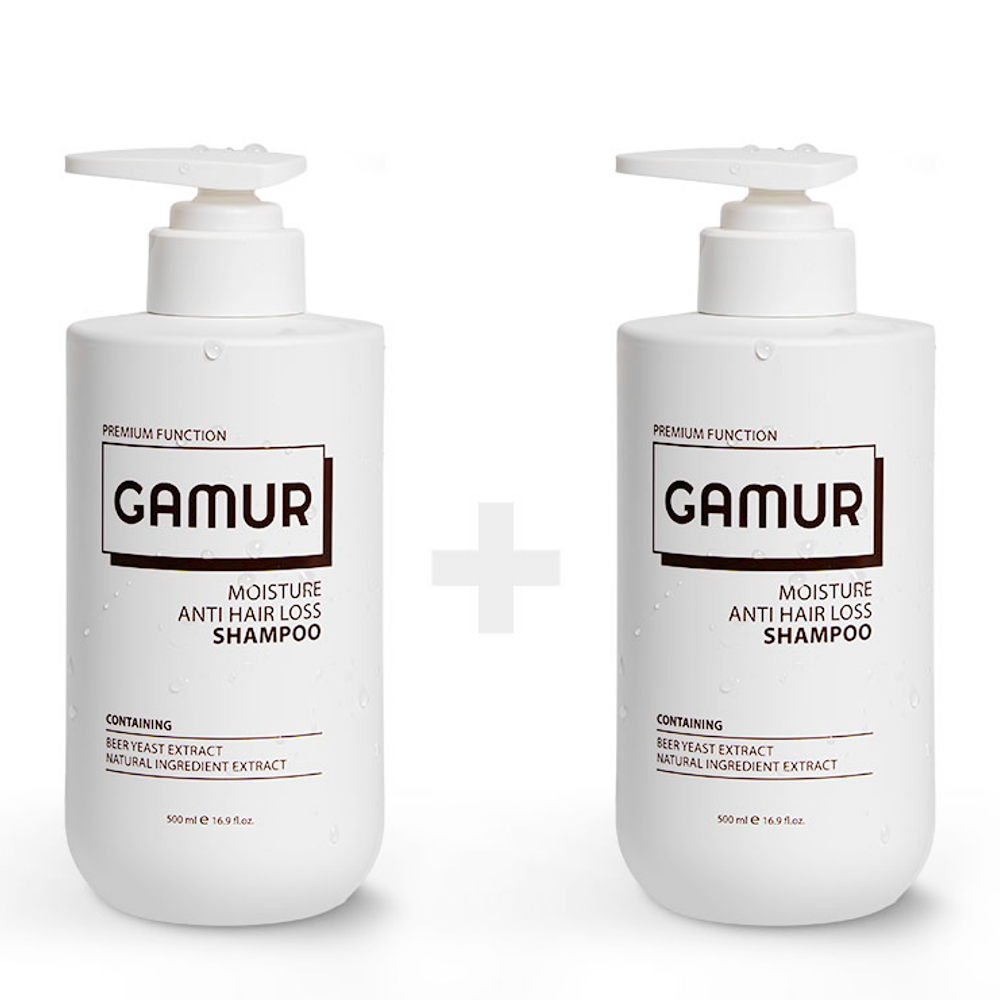 가머 모이스처 탈모샴푸 맥주 효모 추출물 약산성 500ml, 1+1