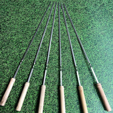 바베큐 꼬치 6개입 고기 요리 외식 음식 새우 소세지 소스 야채 불고기 캠핑 파티