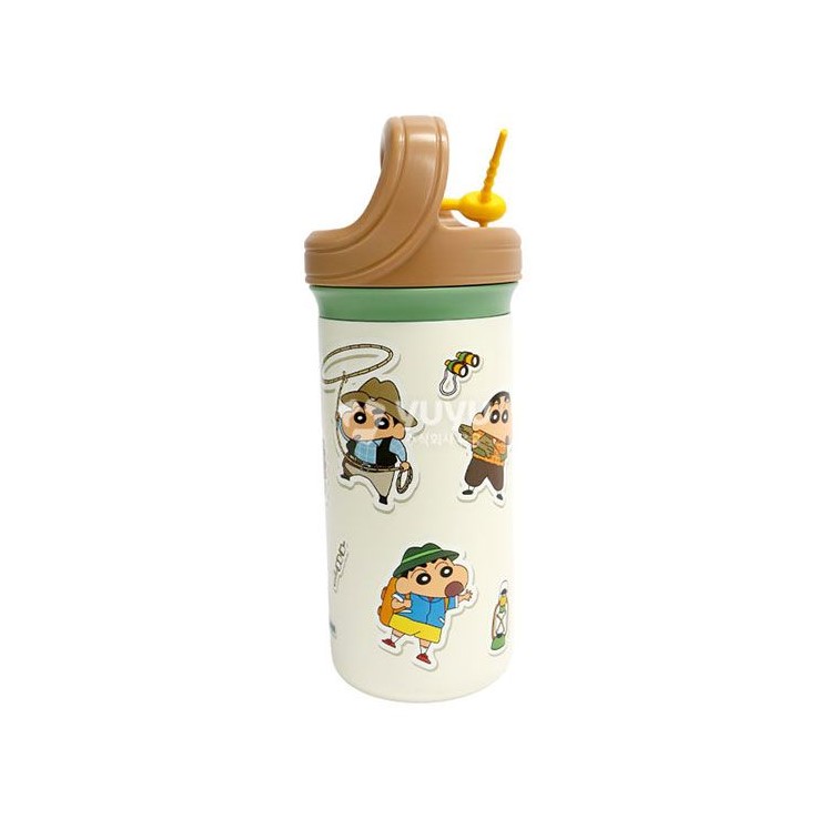 짱구 텀블러 보온병 보냉 스텐 350ml 키링 굿즈 - 상세 이미지 4