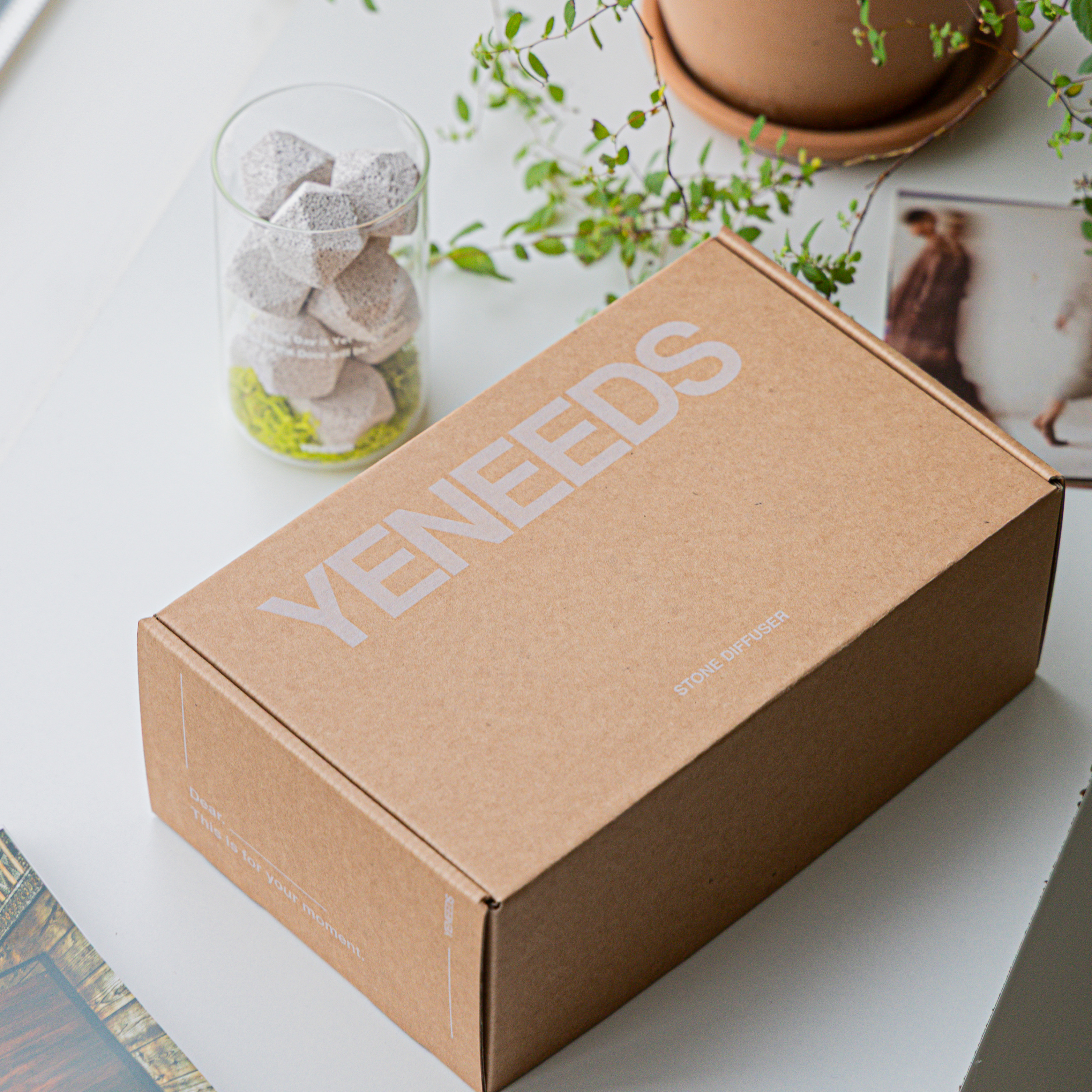 예니즈 스톤디퓨저 실내 고급 아로마 방향제 집들이선물 위즈덤