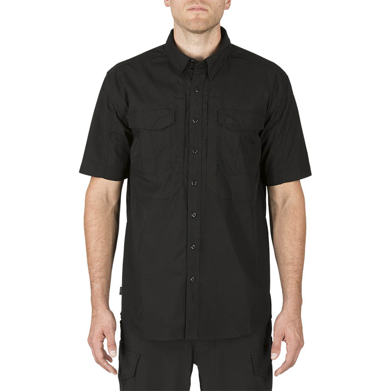 5.11 택티컬 스트라이크 반팔 셔츠 (블랙) - 5.11 Tactical Stryke Short Sleeve Shirt(Black) - 메인 이미지