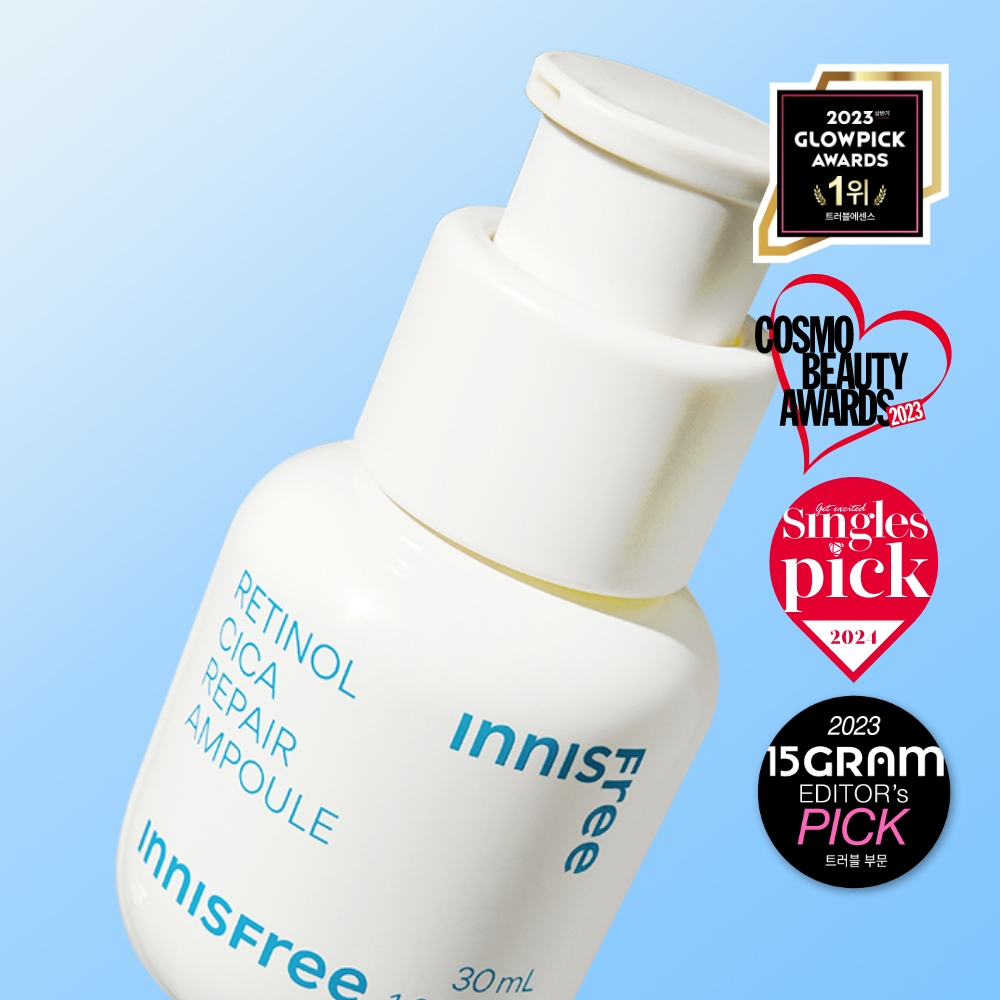 이니스프리 레티놀 2종세트 레티놀 PDRN 앰플 40ml + 레티놀 시카 앰플 30mL 이미지 7