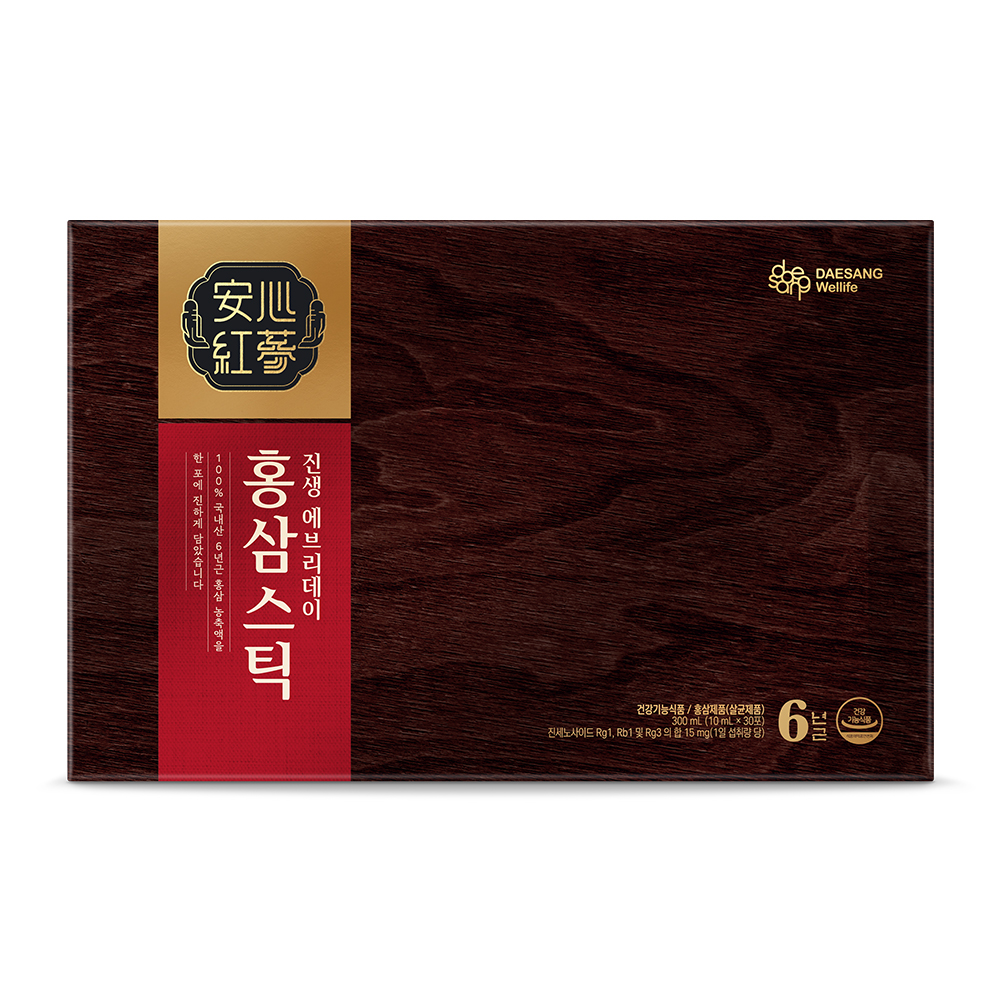 웰라이프 진생에브리데이 홍삼스틱 1박스 (10 mL x 30포) 면역력 - 상세 이미지 2