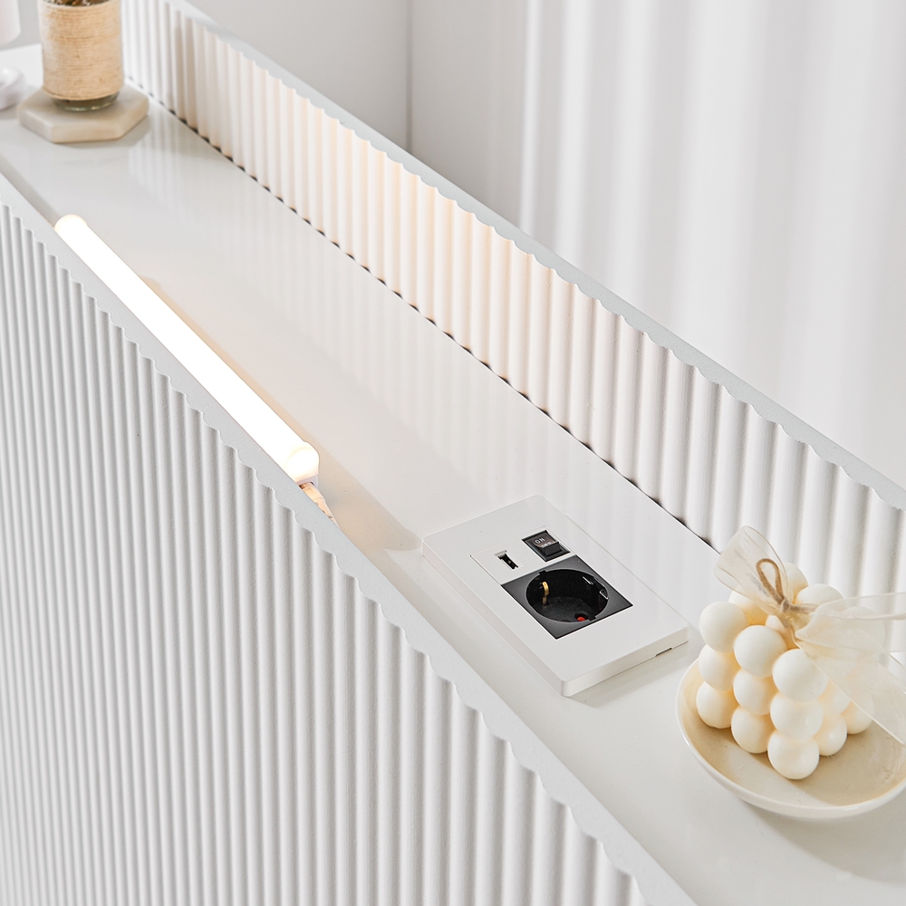 루벳 침대헤드 선반 보드 프레임 수납 저상형 SS