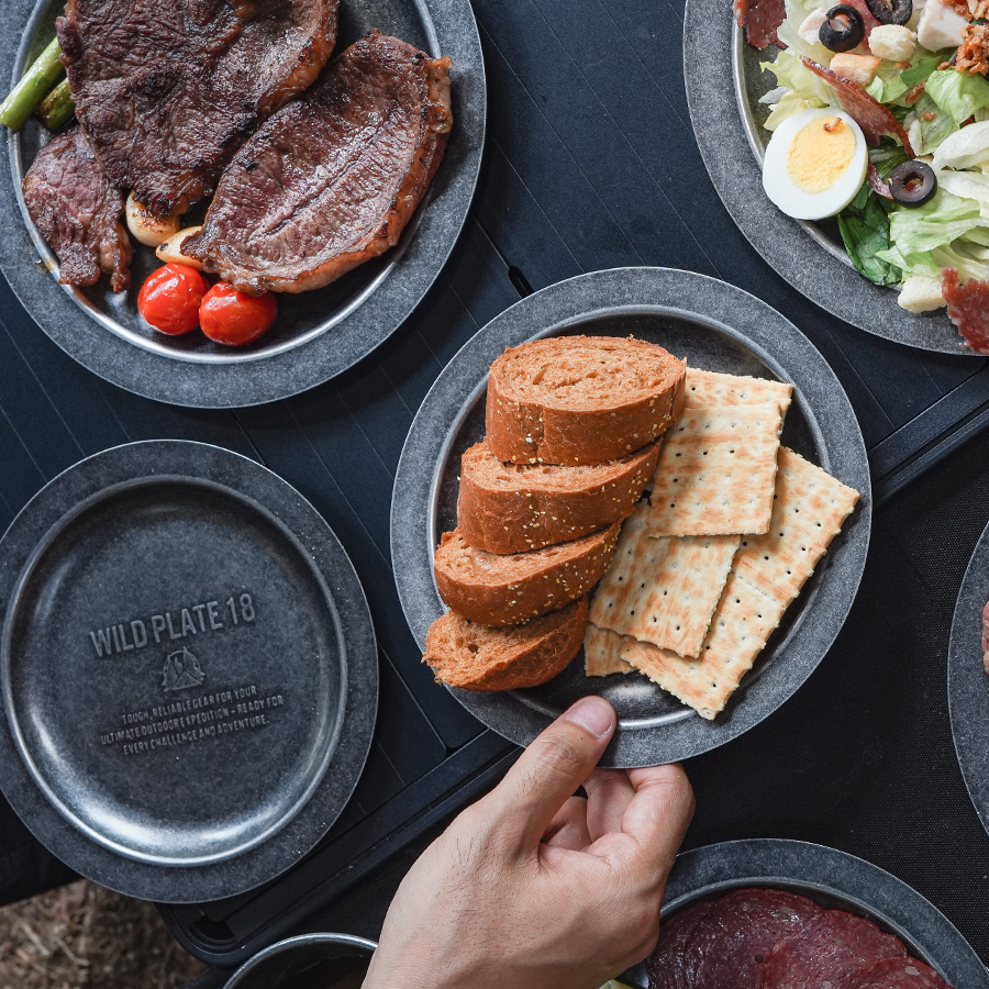 카고컨테이너 와일드 플레이트 18 캠핑 스테인레스 접시