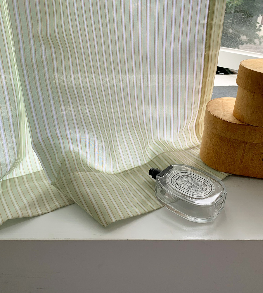 바자르 듀이 스트라이프 먼지없는 중문 방문 현관 가림막 공간분리 가리개커튼 135x170