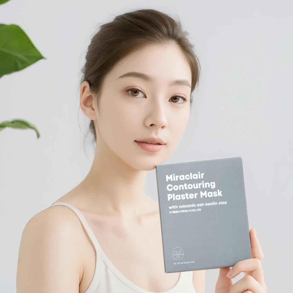 초간편 리프팅 석고마스크팩 1박스(5매) 5주관리분 모공 피지 각질관리 미백 주름개선 - 상품 이미지