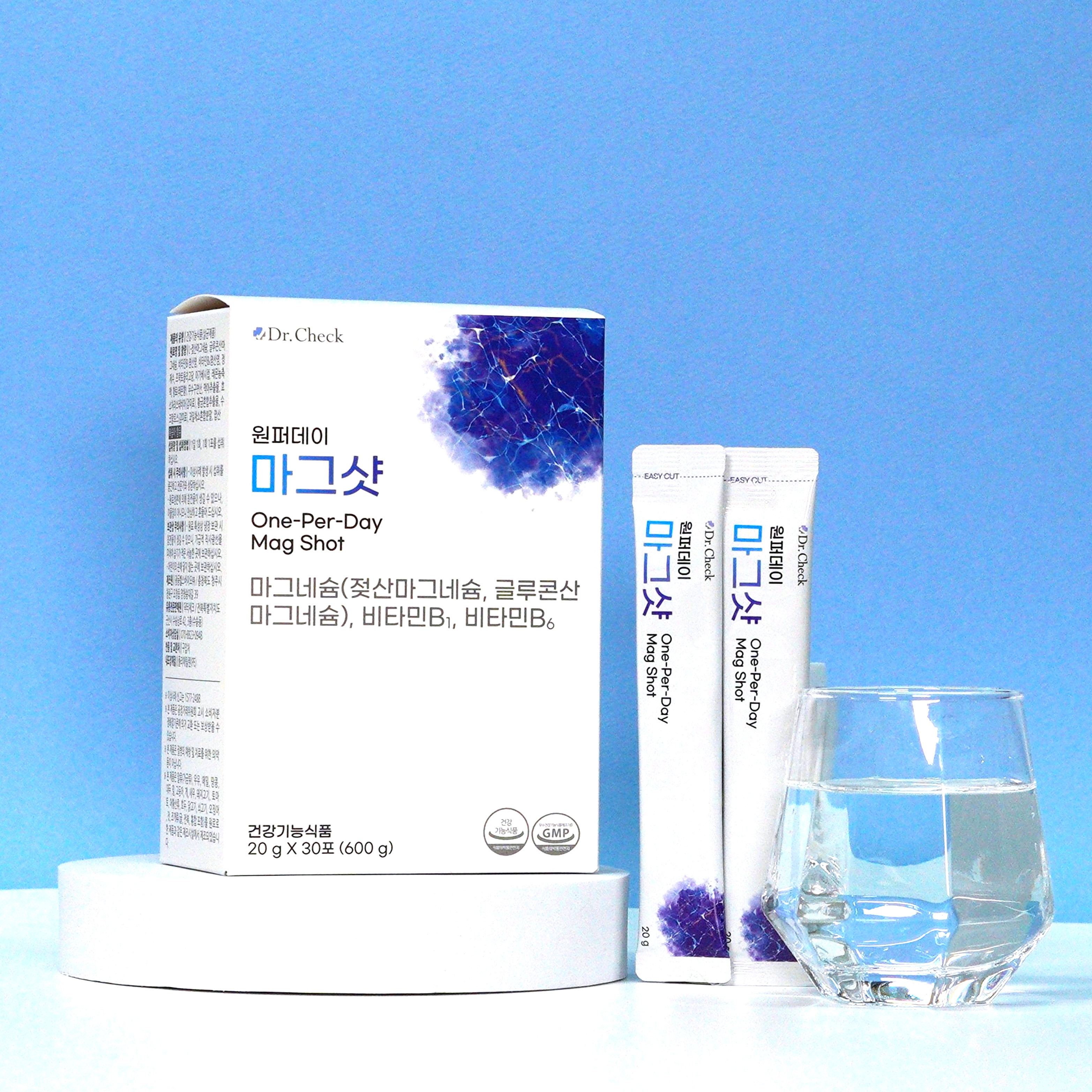 닥터체크 나지완 원퍼데이 마그샷 액상 글루콘산 마그네슘 비타민B 30포, 1개 - 상세 이미지 5