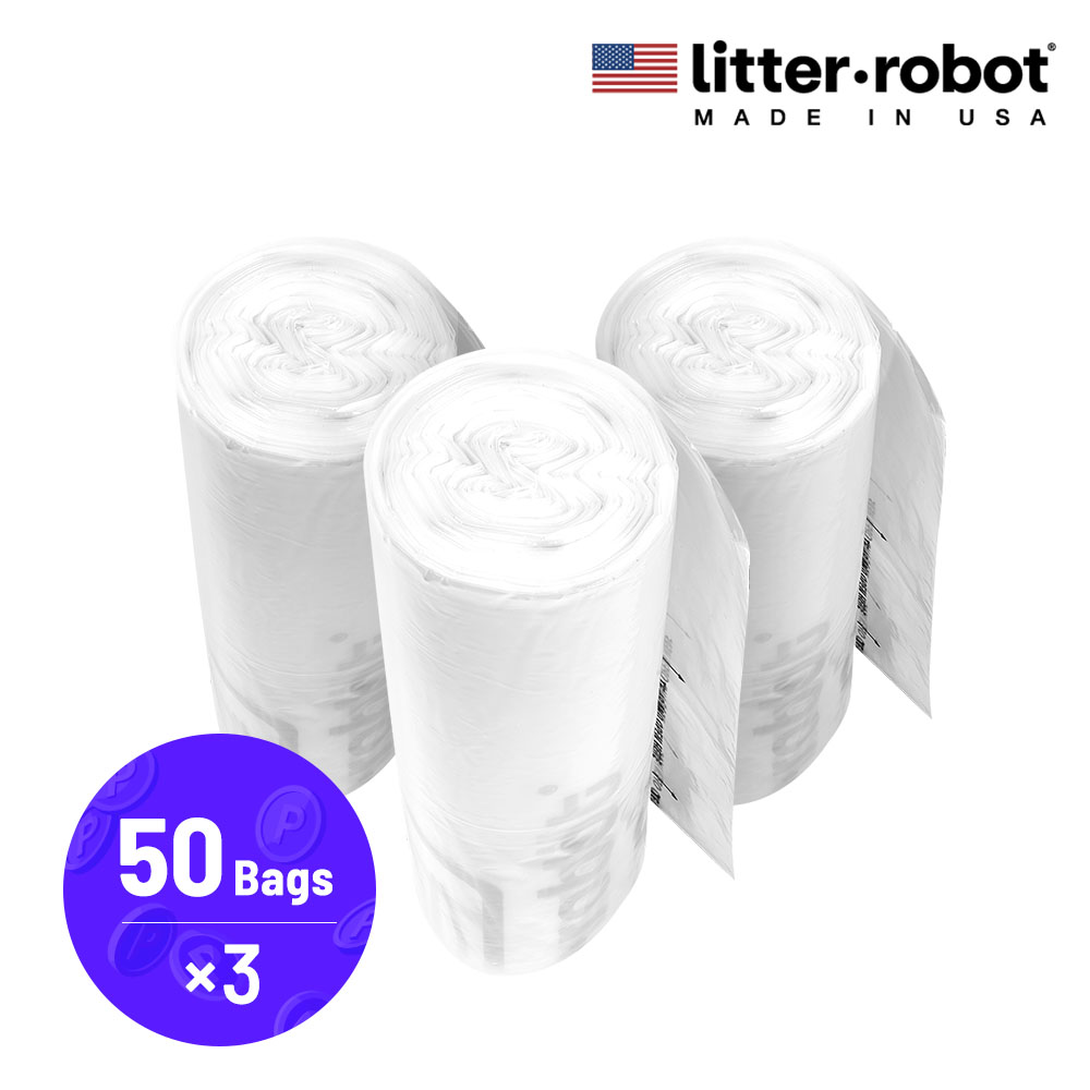 리터로봇 4 전용 배변 봉투 DRAWER LINERS 라이너 백 50봉 3 SET (총 150봉) - 메인 이미지