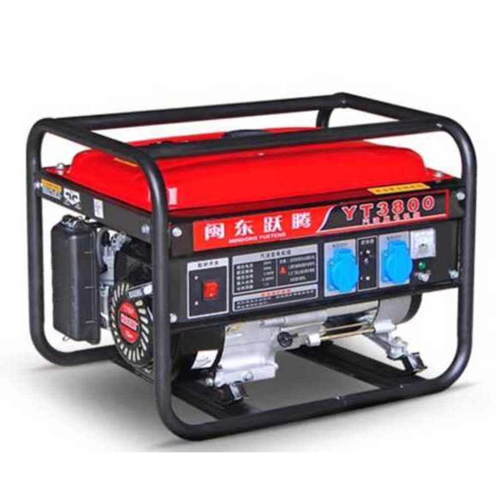 가솔린 발전기 트럭 시동 차량용 비상용 휴대용 차박 3500W 수동 가솔린 220V - 상품 이미지