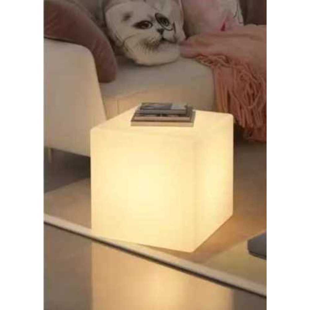 LED 사각 테이블 태양열 조명 야외 실외 자동 점등 플러그인 15CM (단색 따뜻) - 상세 이미지 3