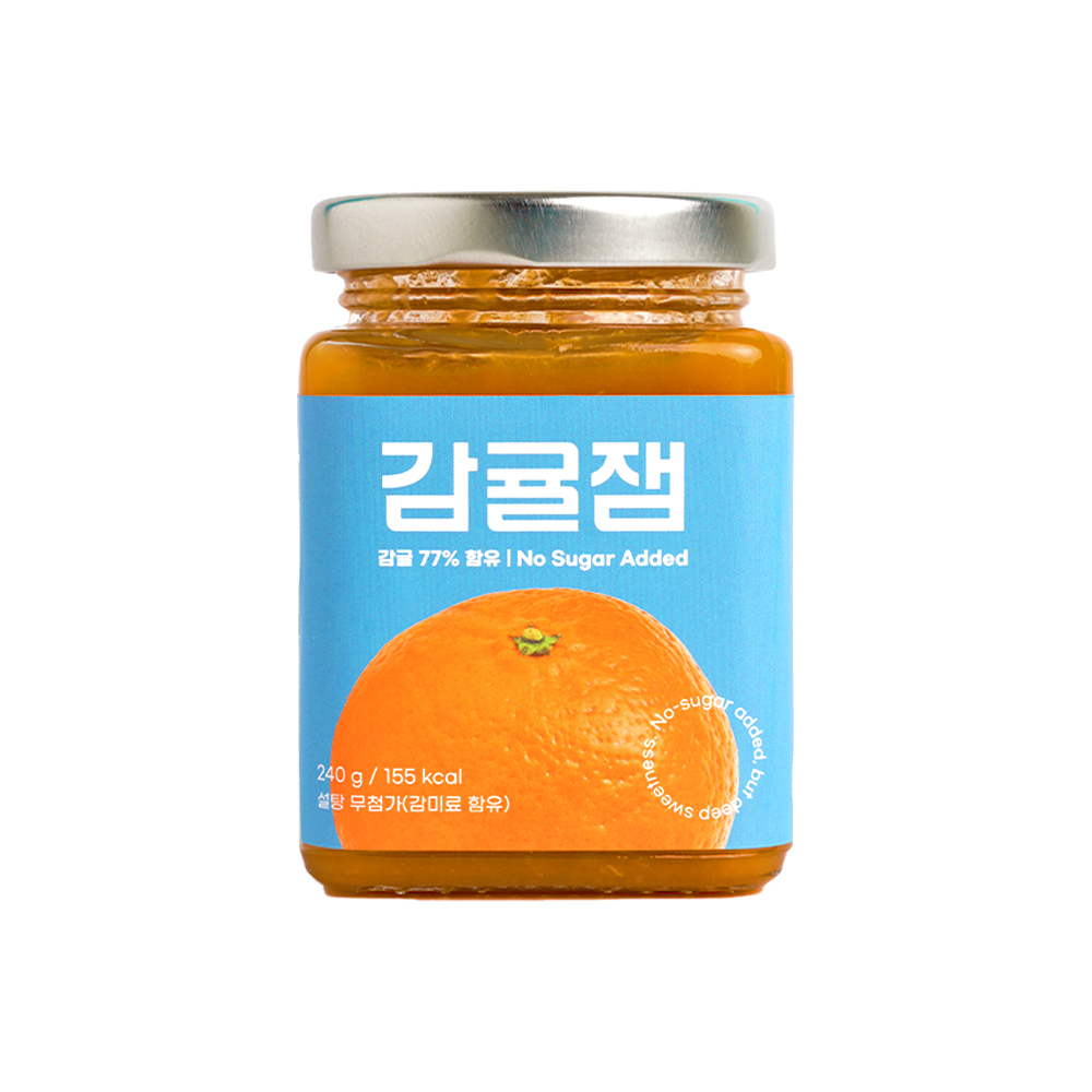 설탕 무첨가 감귤잼 240g, 1개 - 상품 이미지