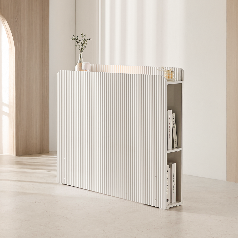 루벳 침대헤드 선반 보드 프레임 수납 저상형 SS