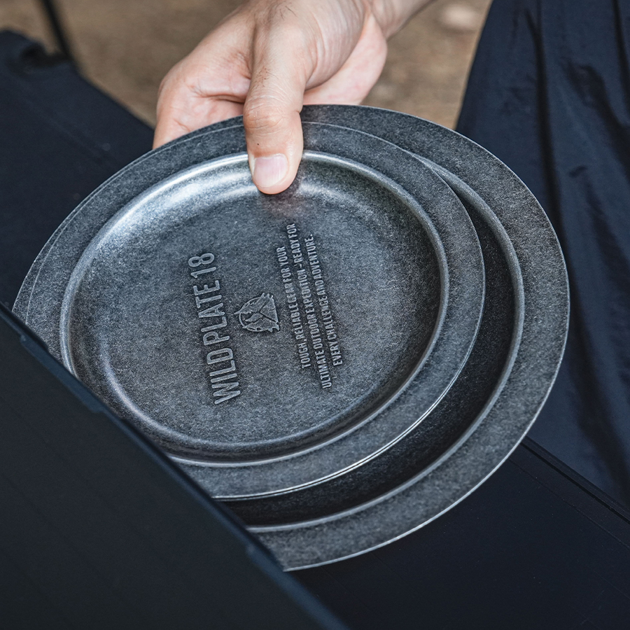 카고컨테이너 와일드 플레이트 18 캠핑 스테인레스 접시