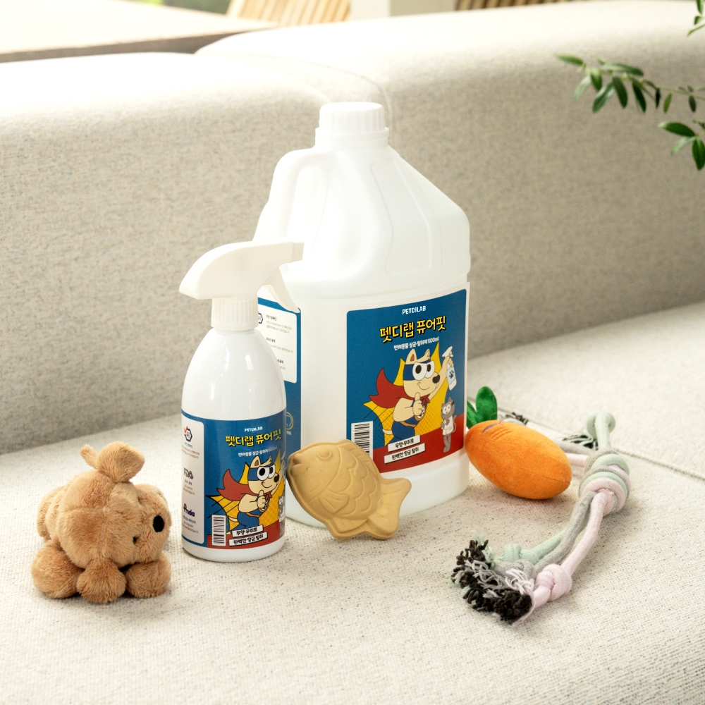 펫디랩 퓨어핏 500ml 2개 강아지 고양이 탈취제 스프레이형 이미지 7