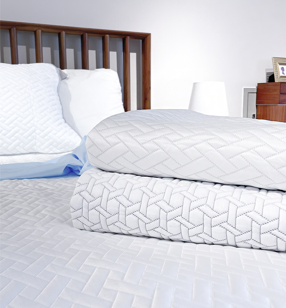 이지텍스 휴비스 듀라론냉감패드 국산 냉매트 여름침구 침대패드 쿨매트 사각네모 SS