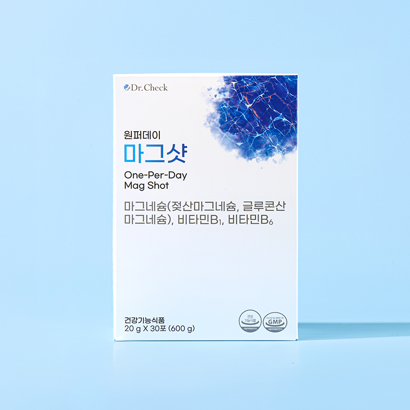 닥터체크 나지완 원퍼데이 마그샷 액상 글루콘산 마그네슘 비타민B 30포, 1개 - 상세 이미지 3