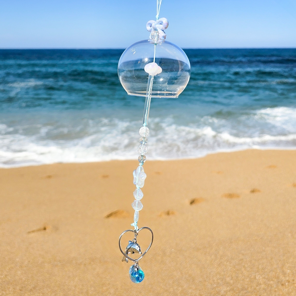 키치 후우링 유리 풍경 만들기 DIY키트 재료 리꾸리꾸