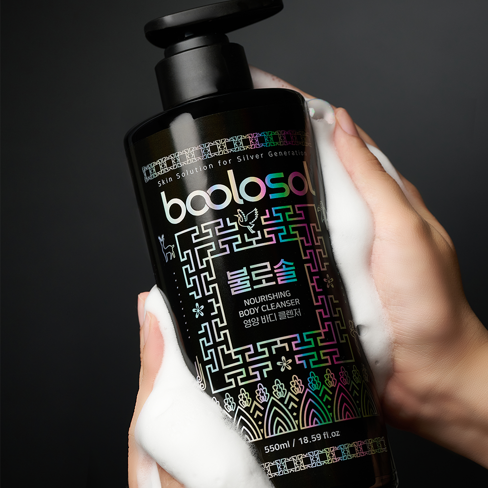 [내일배송] 불로솔 천연 바디워시 고보습 체취제거 저자극 건성 민감성 피부용 550ml, 1개 제품 이미지