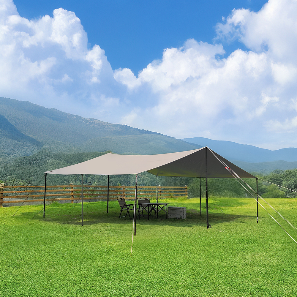 로티캠프 타프 렉타 캠핑 대형 그늘막 실버코팅 VTM-550 특대형