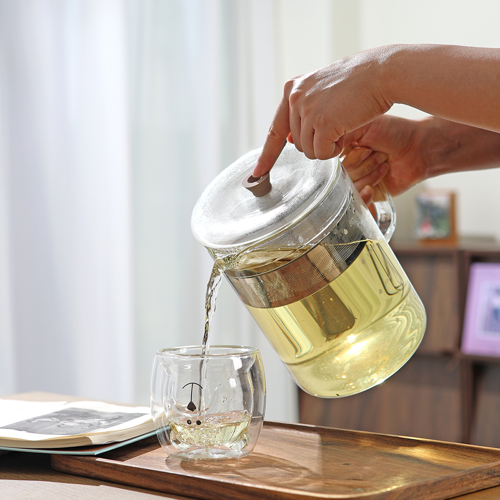 베르체 인덕션 IH 내열유리 주전자 티포트 1.0L - 상세 이미지 3