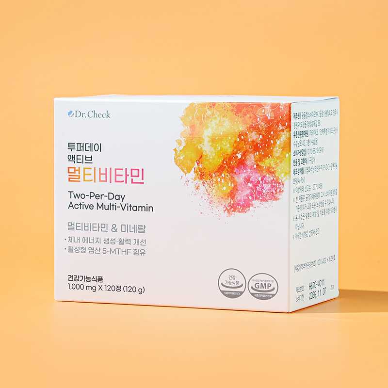 닥터체크 투퍼데이 액티브 멀티비타민 120정, 1개 이미지 2
