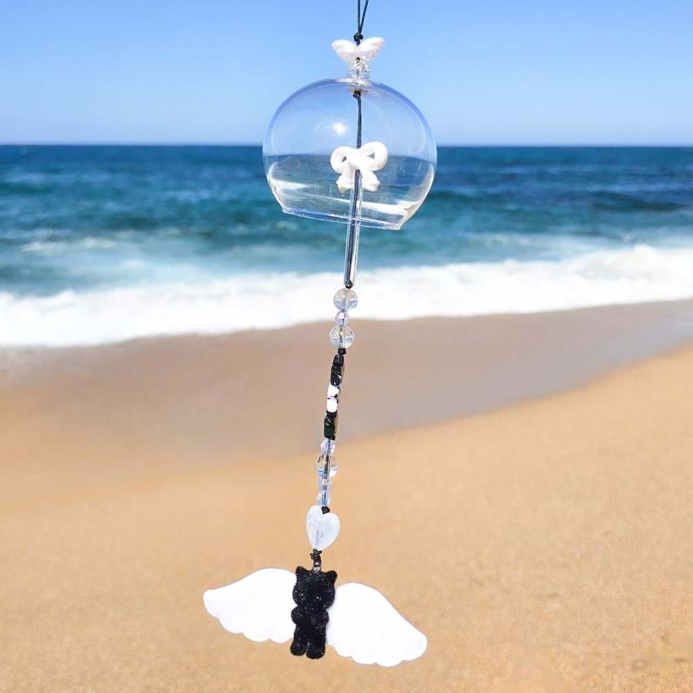 키치 후우링 유리 풍경 만들기 DIY키트 재료 리꾸리꾸