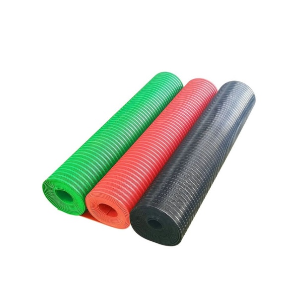 안전 절연 고무 매트 배전실 방진 패드 산업용 검정 평면 8mm 1mx5m 25KV빨간 줄무늬 3mm 1mx5m 6KV - 상품 이미지