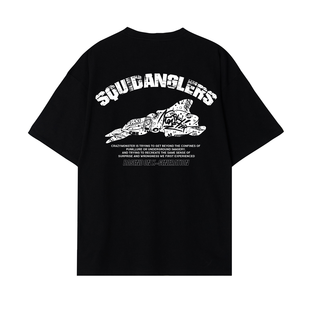 크레이지몬스터 낚시복 Squid Anglers 낚시 반팔 티셔츠 - 상세 이미지 4