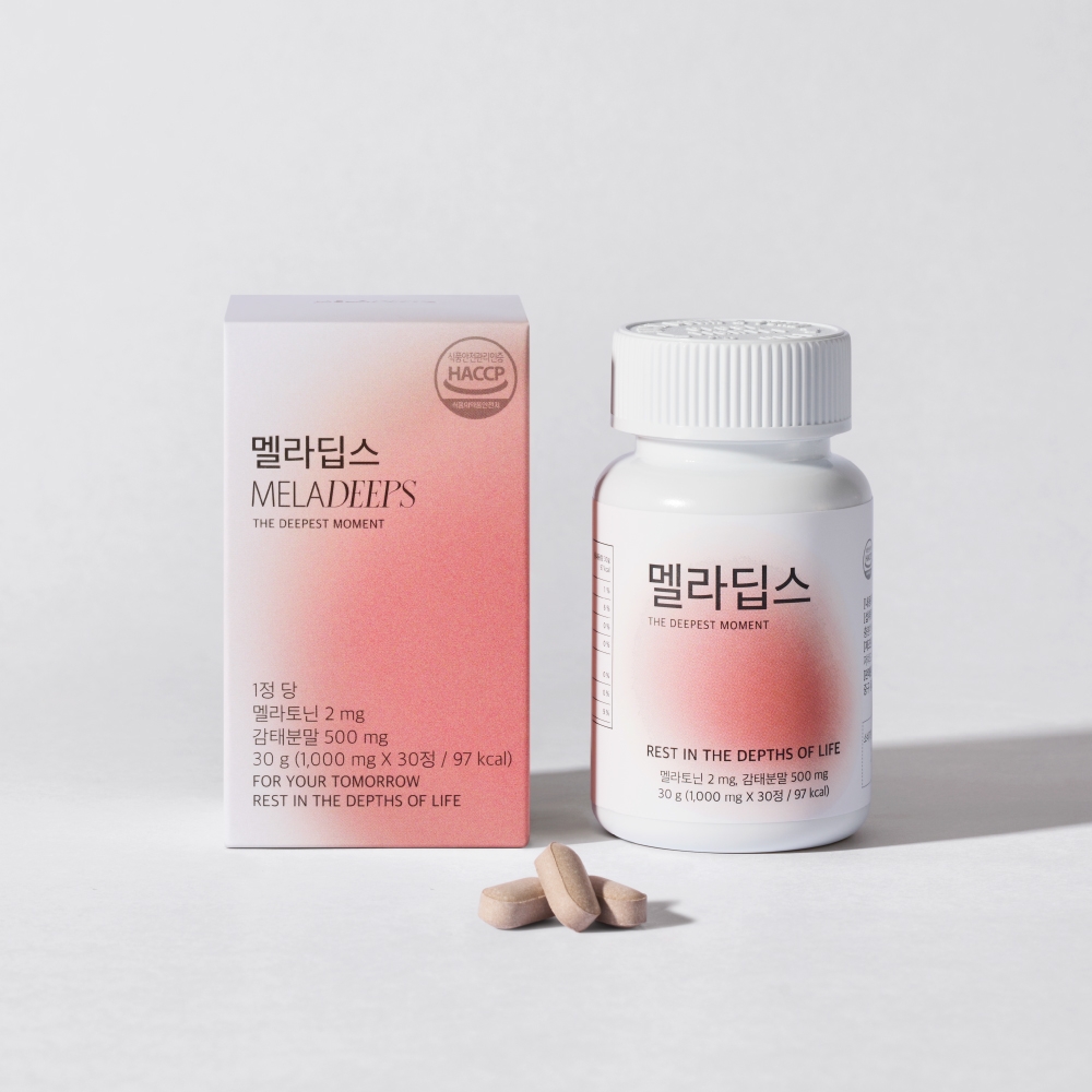 세레비 멜라딥스 식물성 미국 멜라토닌 2mg 세로토닌 감태추출물 L 트립토판 타트체리 30정