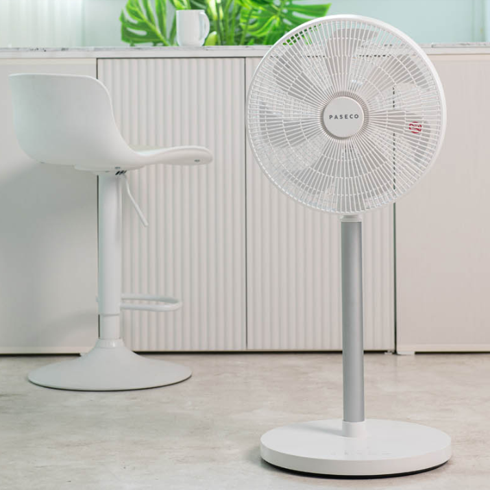 360회전 식당선풍기 긴 스탠드형 영업용 키큰선풍기