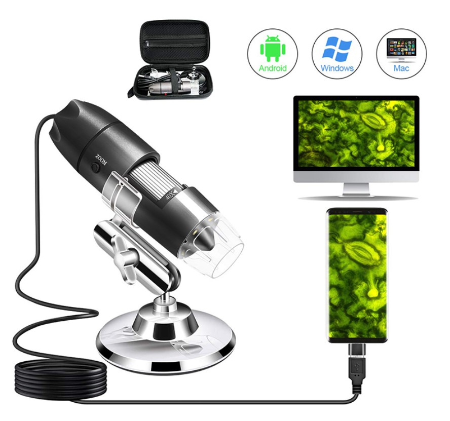 디지털 전자 현미경 USB 실체현미경 1600배 두피진단기 - 상세 이미지 3