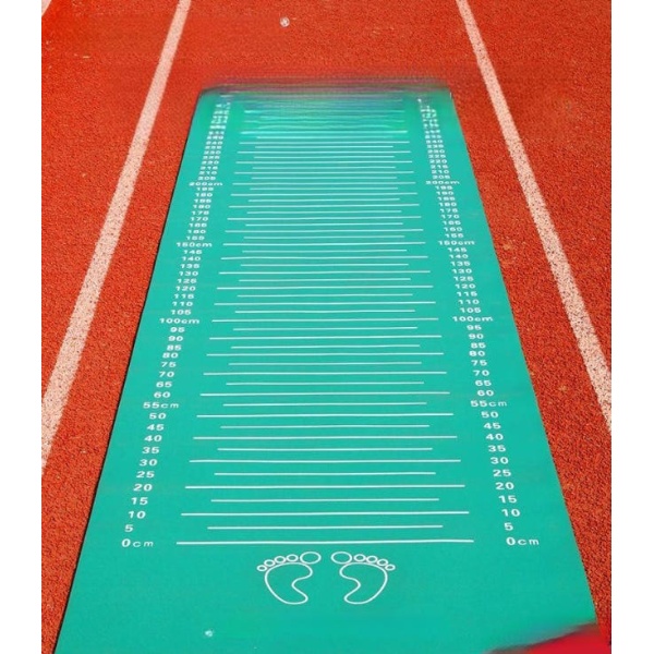 최고급 학교체육 제자리멀리뛰기 매트 기록 체력측정 실기 녹색 2.5x0.9m - 상품 이미지