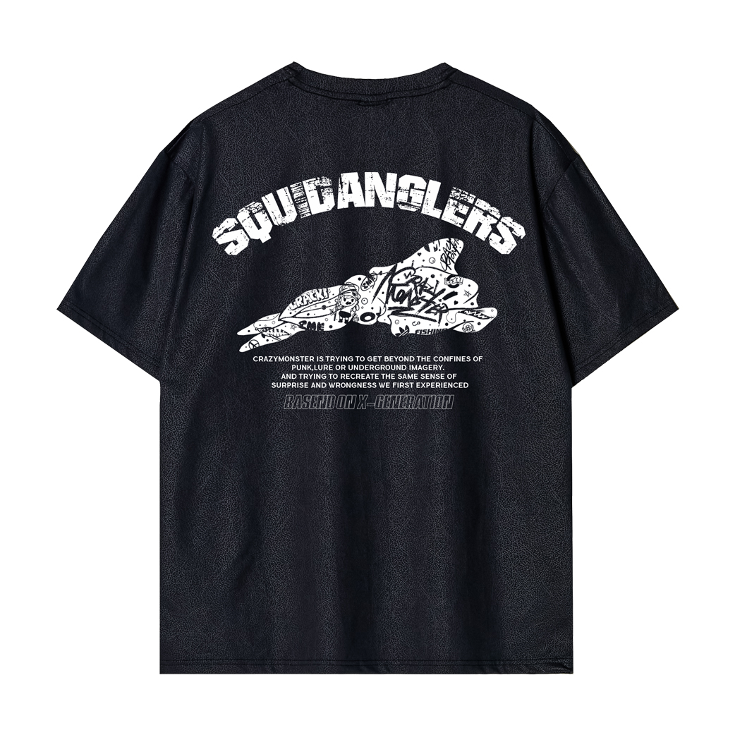 크레이지몬스터 낚시복 Squid Anglers 기능성 낚시 반팔 티셔츠 - 상세 이미지 3