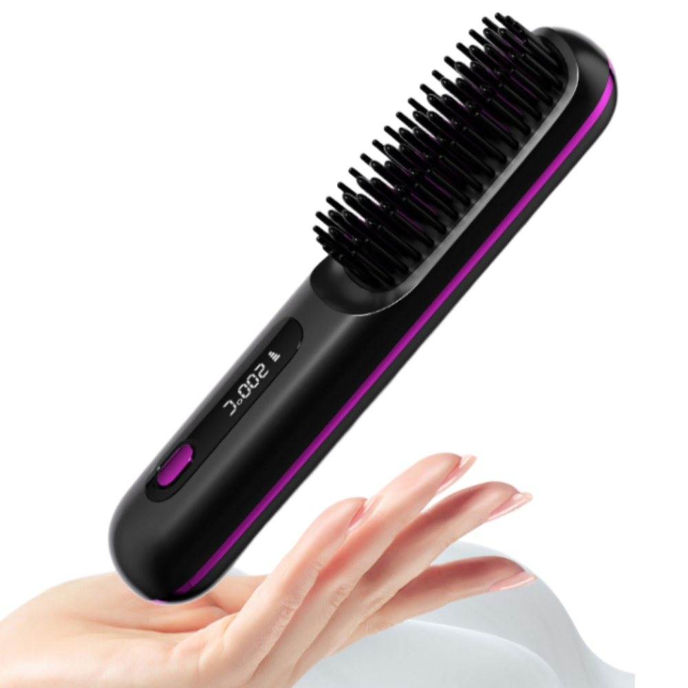 무선 빗고데기 휴대용 여행용 미니 고데기 앞머리 뿌리볼륨 매직기