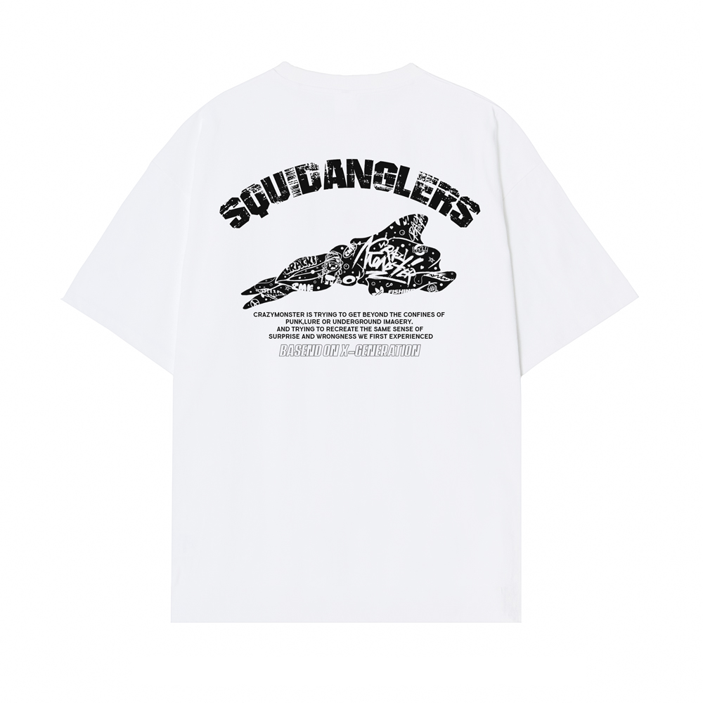 크레이지몬스터 낚시복 Squid Anglers 낚시 반팔 티셔츠 - 상세 이미지 2