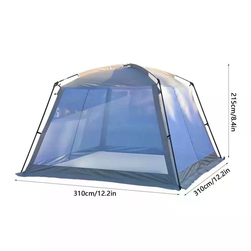 야외 캠핑용 모기장 텐트 자외선 차단 메쉬 모기 방지 캐노피 Pergola UV 낚시 피크닉 차양막 이미지 6