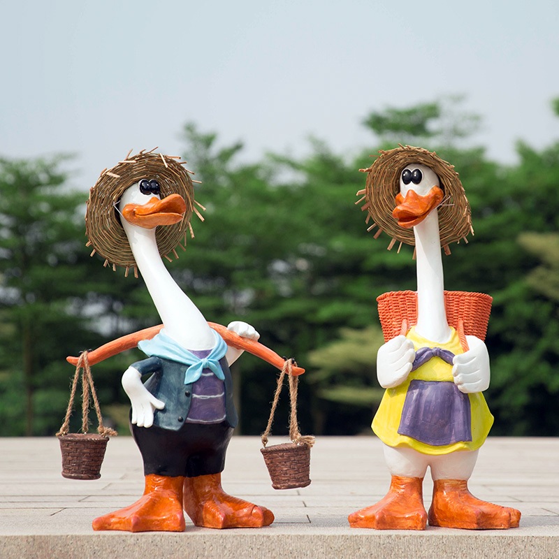 오리조형물 정원 연못 오리 야외 공원 모형 - 상세 이미지 4