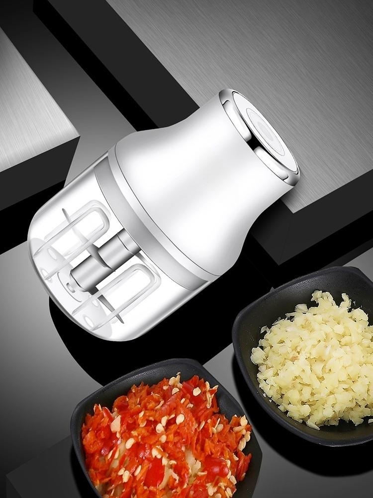 야채분쇄기 마늘 자동 고추 다지기 고기 소형 각종 멀티 가정용 믹서 만능 양파 생강 김장 이미지 4