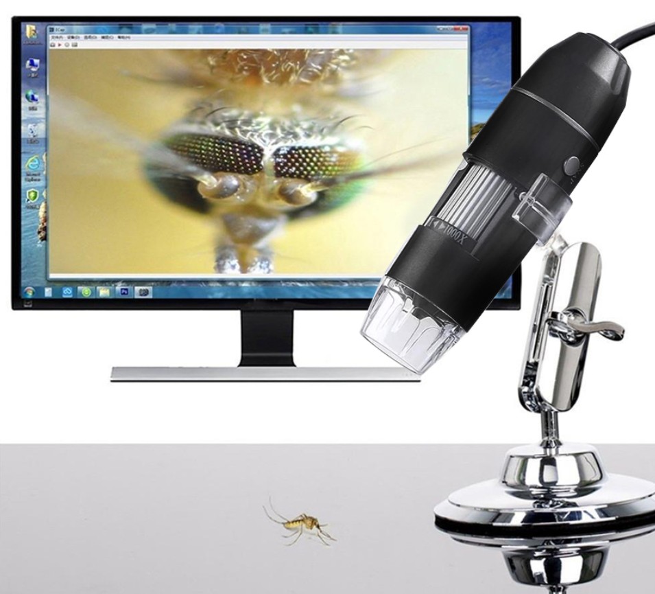 디지털 전자 현미경 USB 실체현미경 1600배 두피진단기