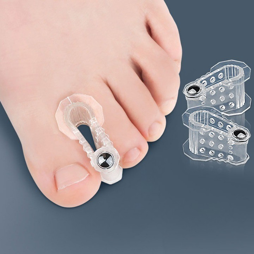 [자기요법] 옵티케어 자석 실리콘 발가락 무지외반증 교정기