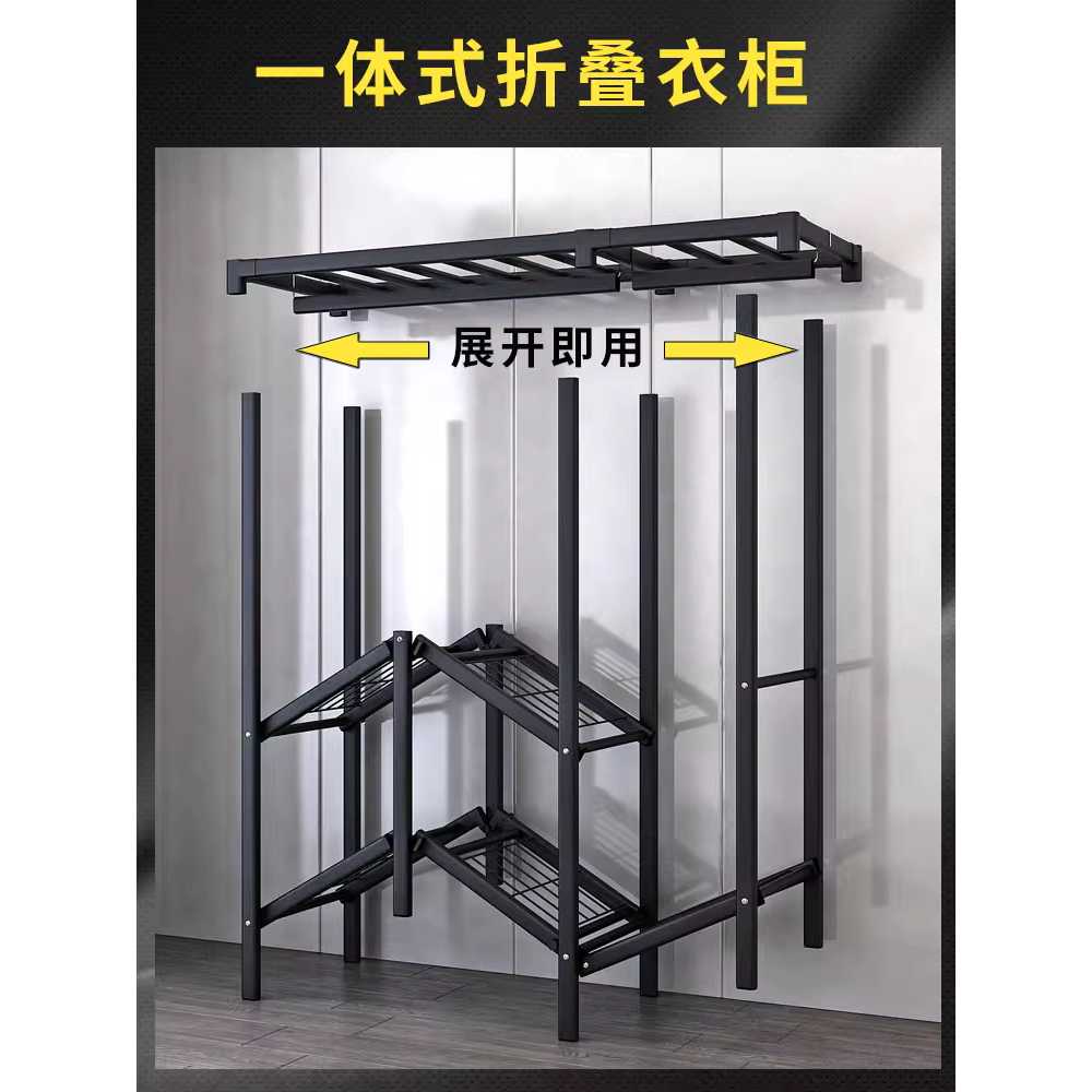 비키니옷장 드레스룸 조립식 이불장 자취 원룸 여닫이 80cm - 상세 이미지 3