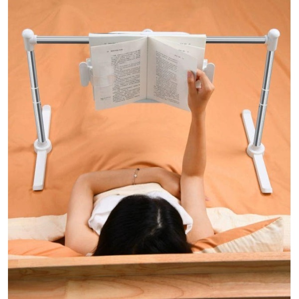 편리한 접이식 침대 독서대 다용도 각도조절 간이 테이블 - 상품 이미지