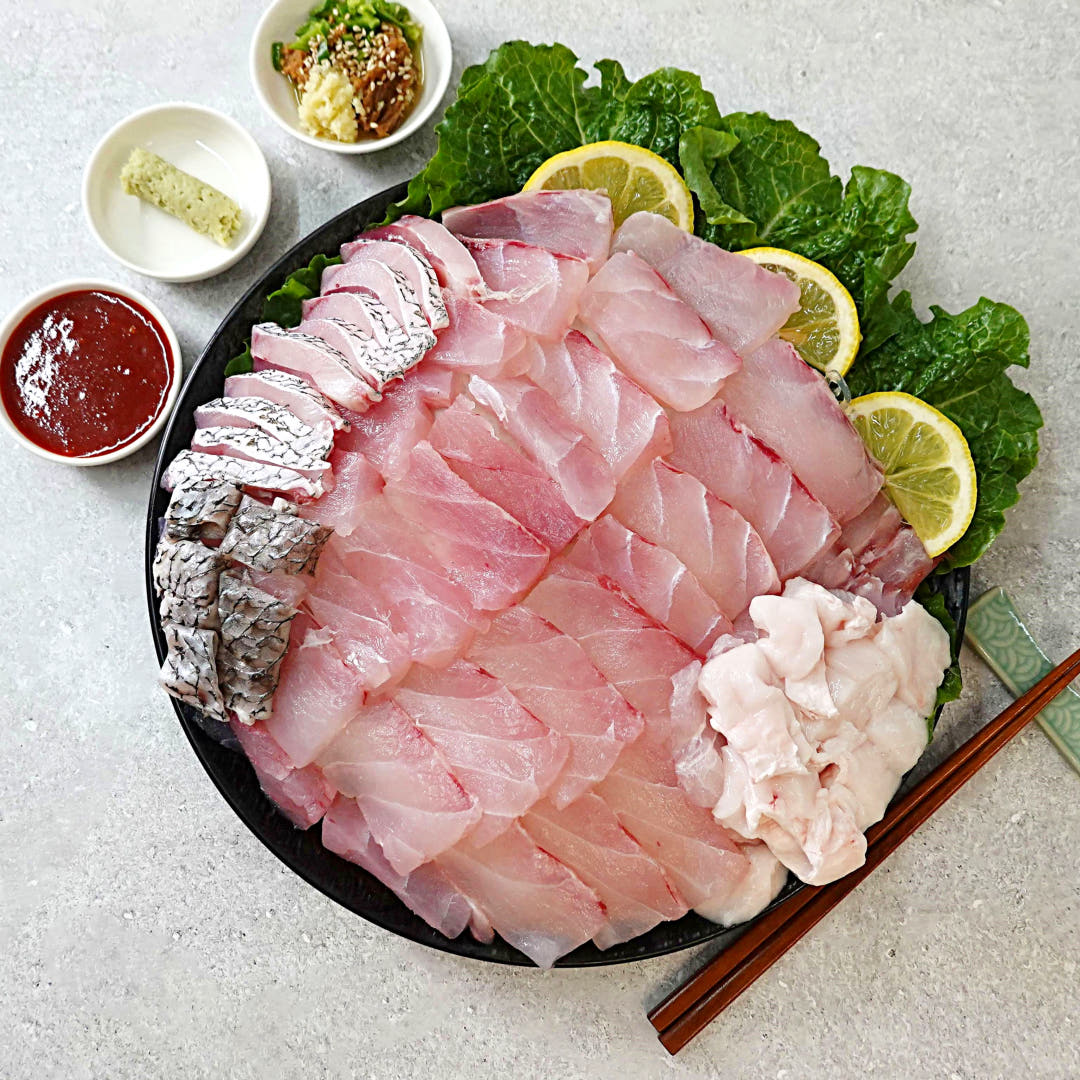 전복마을 민어회 400g 목포 자연산 필렛