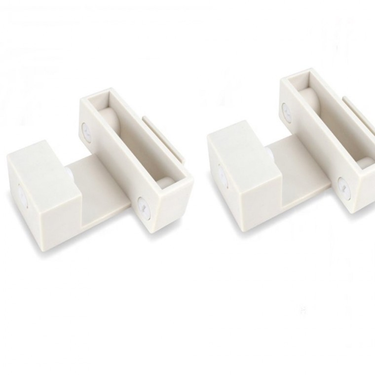 못없이 고정형 커튼브라켓 2개입 C-8031 커튼부품 커튼고정 커튼부속